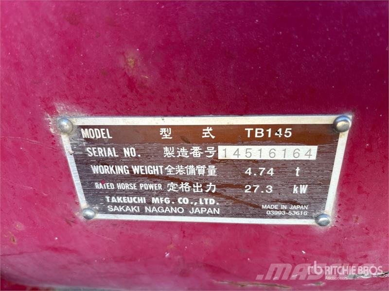 Takeuchi TB145 Mini excavatoare < 7t