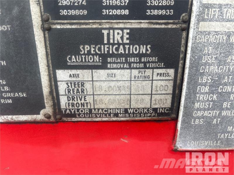 Taylor Y-80-W0 80000 lb Container Handler Sähkötrukit