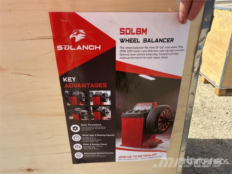  TBM-RED Wheel Balancer (Unused) Other components