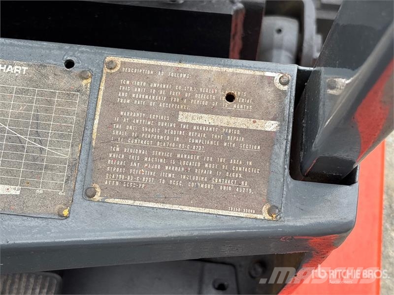 TCM FGC35N5 6000 lb Cushion Tire Forklift 其他叉车