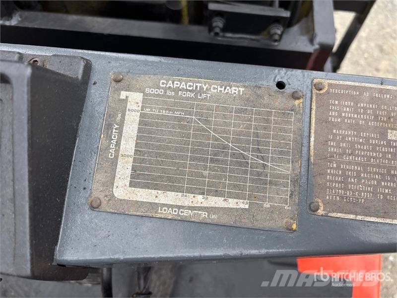 TCM FGC35N5 6000 lb Cushion Tire Forklift 其他叉车