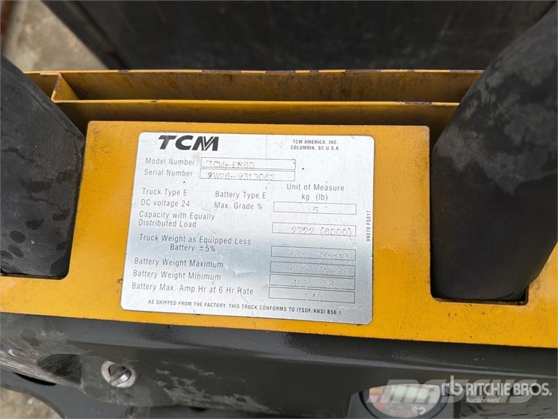 TCM of (4) TCM ER60 Pallet Jack (Inoperable) Pumppukärryt