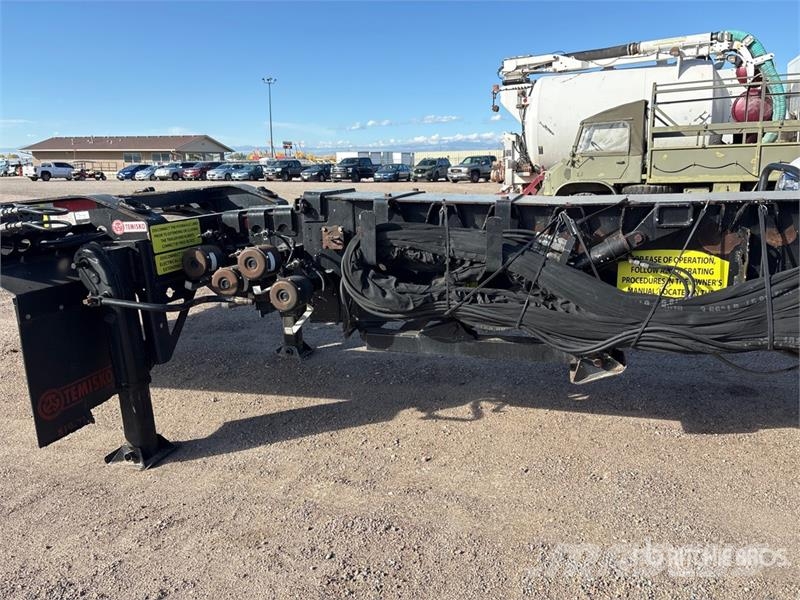 Temisko 56 ft Tri/A 56 ft Extendable Flatbed Trail 自卸半挂车
