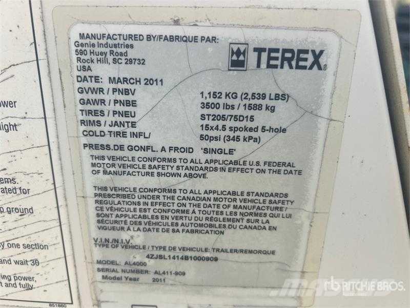 Terex AL4000 Torres de iluminación