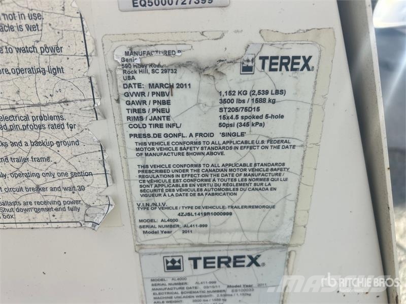 Terex AL4000 Torres de iluminación