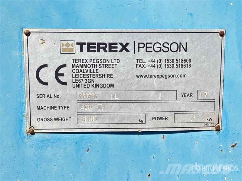 Terex Pegson 428 Trakpactor Impact Crusher Rezervni dijelovi za otpad/recikliranje i kamenolome
