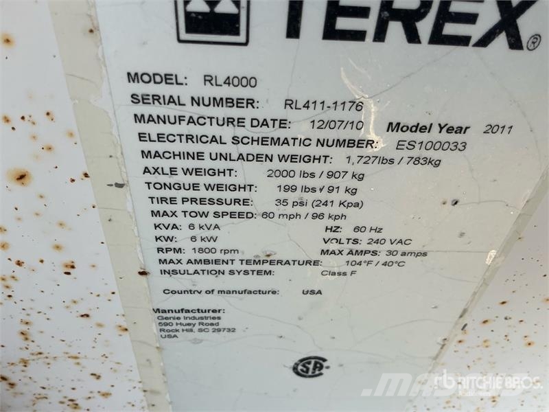Terex RL4000 Lichtmasten