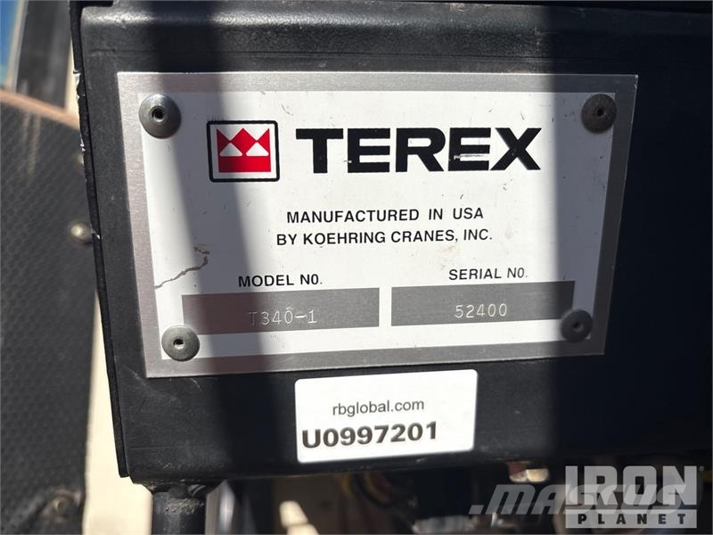 Terex T340 Track mounted cranes