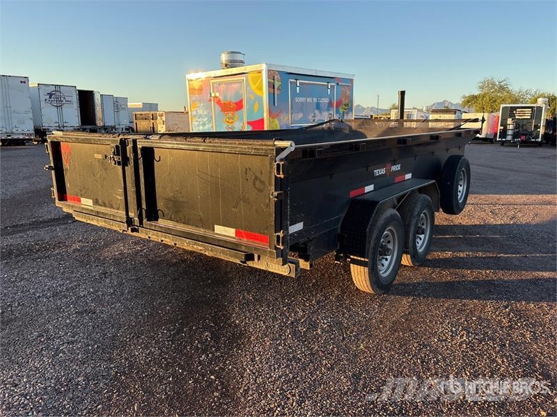 Texas Pride DT71614KBP 16 ft T/A Dump Utility Trailer Pašizgāzējs