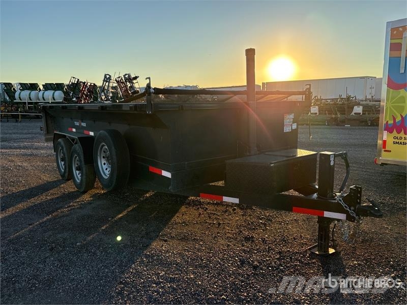 Texas Pride DT71614KBP 16 ft T/A Dump Utility Trailer Pašizgāzējs