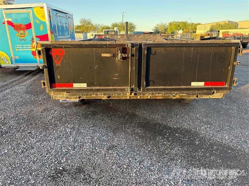 Texas Pride DT71614KBP 16 ft T/A Dump Utility Trailer Pašizgāzējs