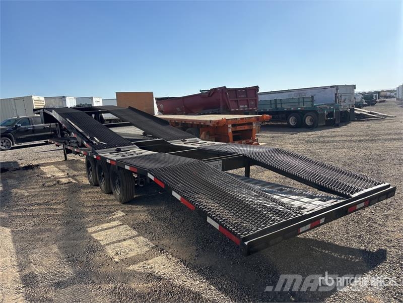 Texas Pride Tri/A Open Car Carrier Trailer نصف مقطورات مركبات النقل