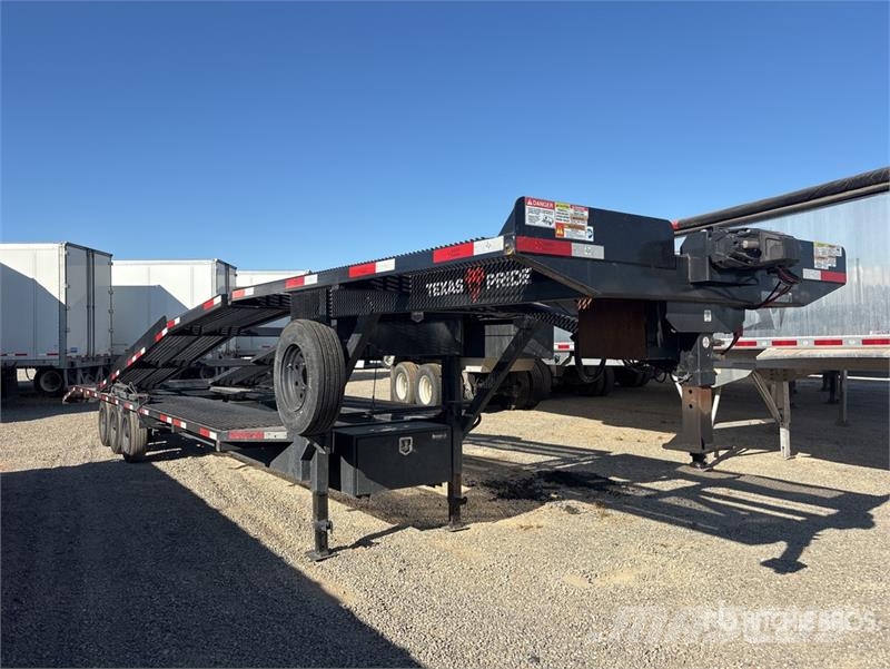 Texas Pride Tri/A Open Car Carrier Trailer نصف مقطورات مركبات النقل