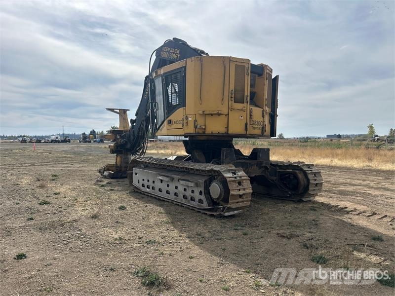 Tigercat 830LX Track Feller Buncher Harwestery gąsienicowe