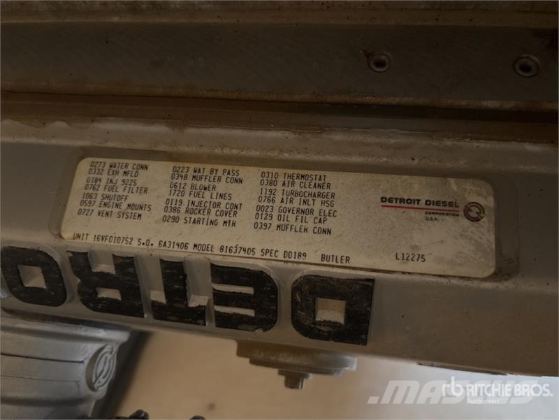 Timpte 750 kW Power Van Overige generatoren