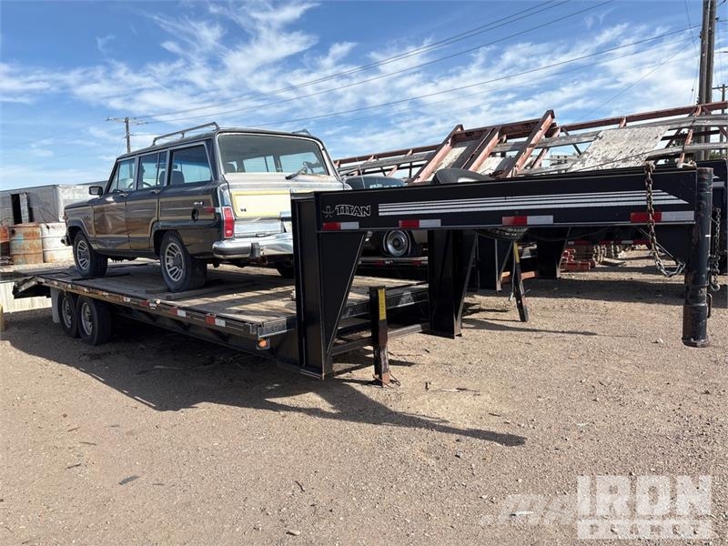Titan 20 25 ft T/A Gooseneck Equipment Trailer Autotransport-Anhänger