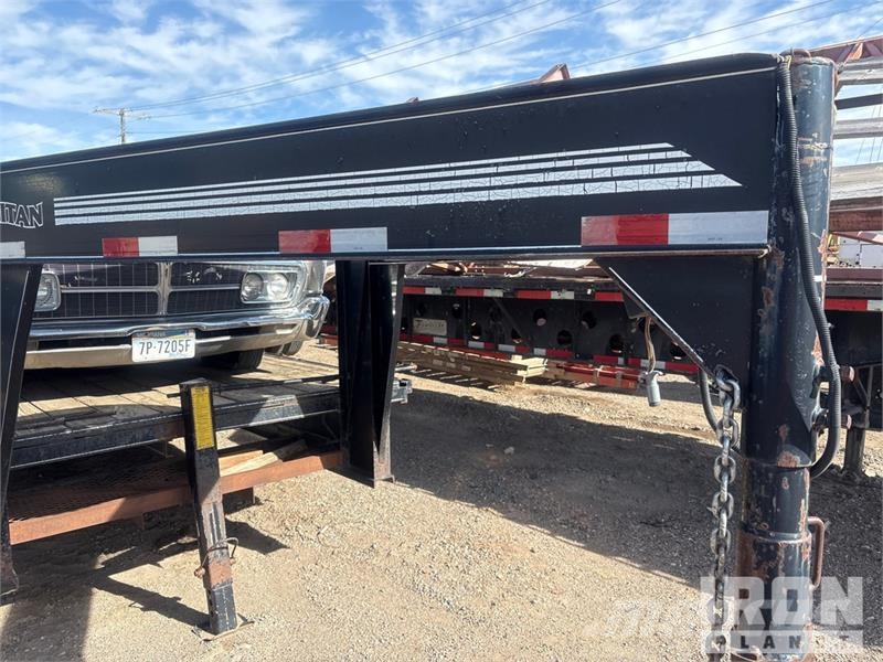 Titan 20 25 ft T/A Gooseneck Equipment Trailer Autotransport-Anhänger