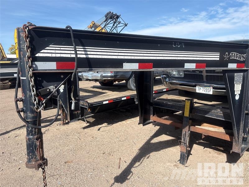 Titan 20 25 ft T/A Gooseneck Equipment Trailer Autotransport-Anhänger