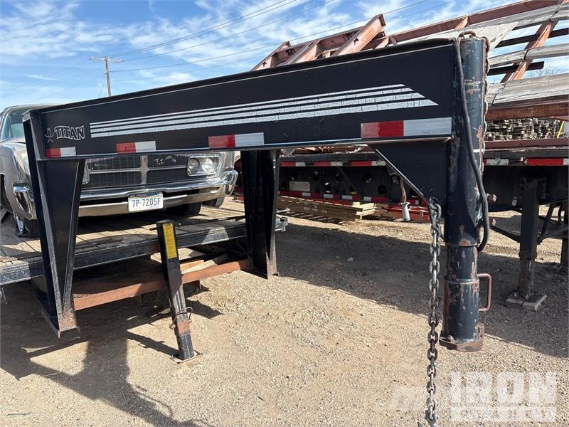 Titan 20 25 ft T/A Gooseneck Equipment Trailer Autotransport-Anhänger
