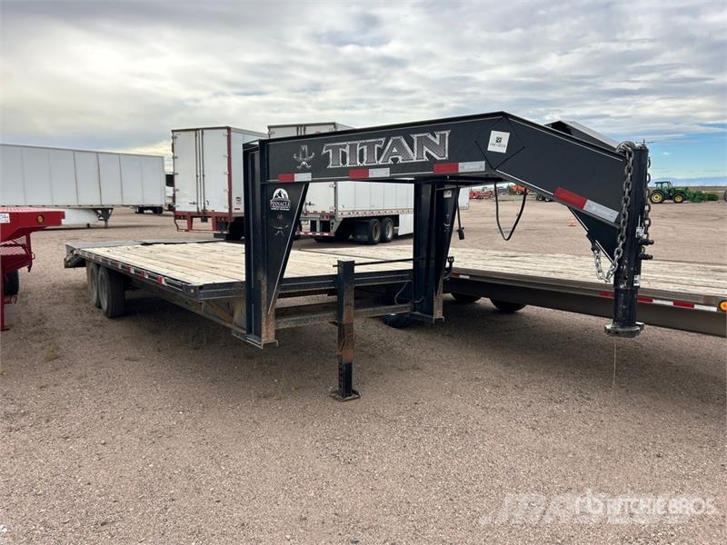 Titan 26 ft T/A Gooseneck Equipment Trailer Biltransporter henger