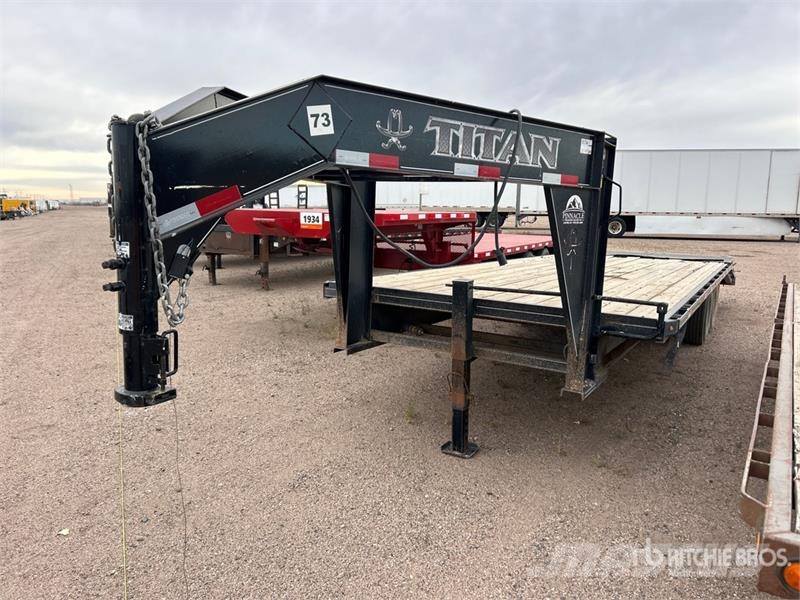 Titan 26 ft T/A Gooseneck Equipment Trailer Biltransporter henger