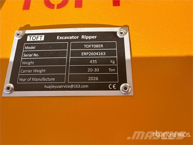 TOFT 08ER 42 in Excavator Ripper - Fits Cat 320 (U Scarificatoare