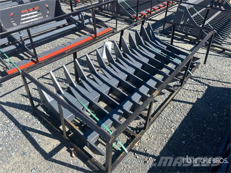 TOFT ST-72 72 in Skid Steer Root Rake (Unused) Zgrabiarki i przetrząsacze