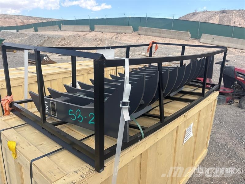  TOFT ST-72 72 in Skid Steer Root Rake (Unused) Ancinho virador
