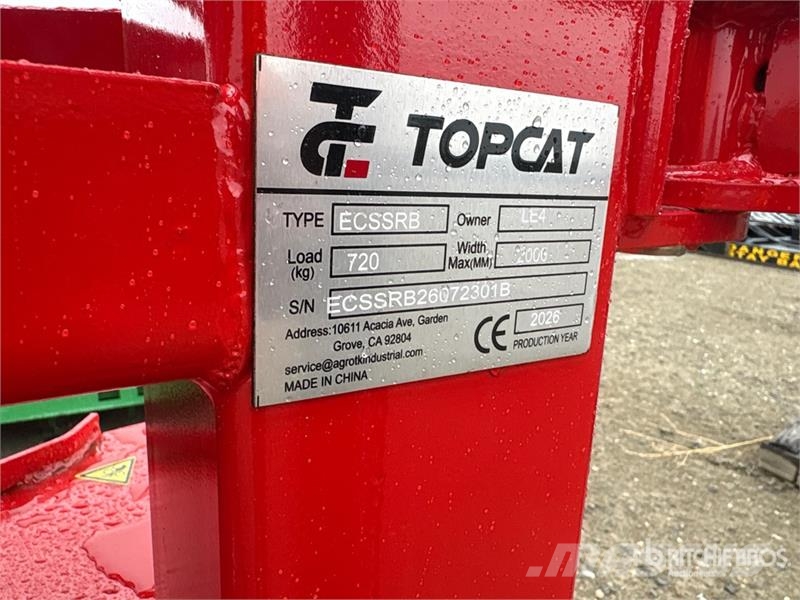 Top Cat Cat ECSSRB Skid Steer Tree Shear (Unused) Rivningssakser