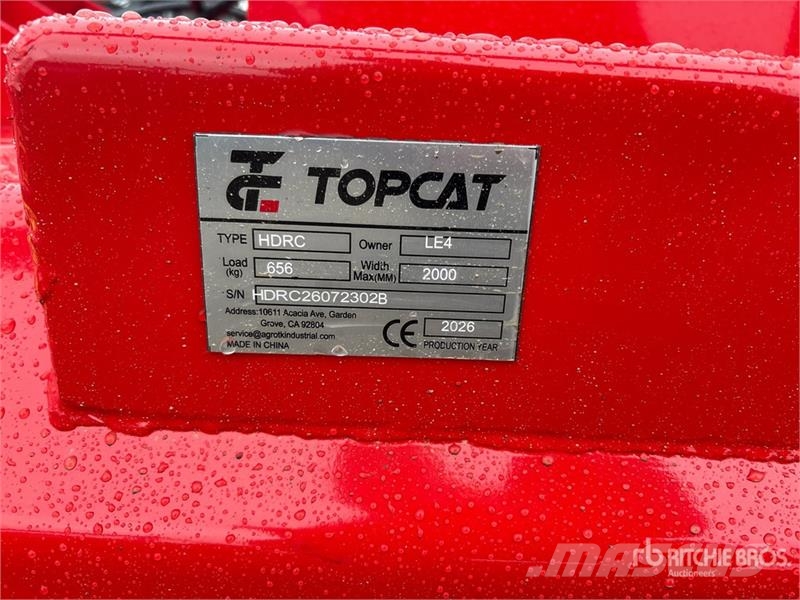 Top Cat Cat HDRC 72 in Skid Steer Brush Cutter (Un Gezogene und selbstfahrende Mäher