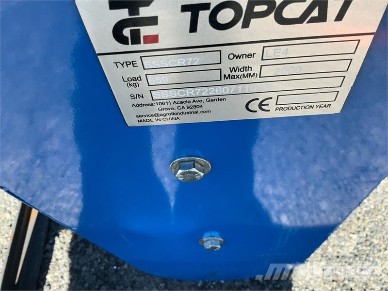  Top Cat Cat SSSCR72 72 in Skid Steer Power Rake (U Okretači i sakupljači sijena
