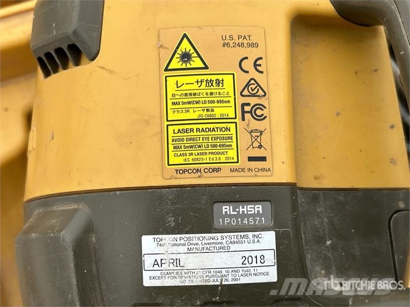 Topcon RL-H5A Laser Instrumenter, måle- og automatiseringsudstyr