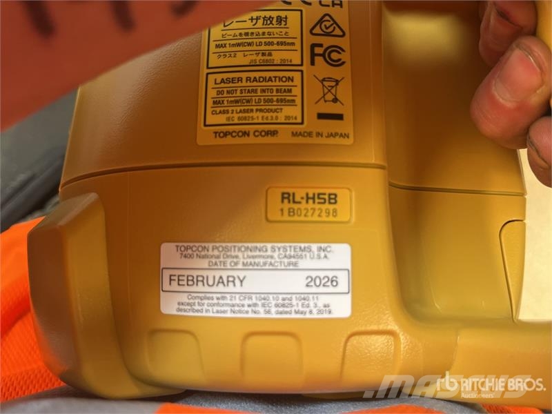 Topcon RL-H5B Rotary Laser Level (Unused) Instrumenten, meet- en automatiseringsapparatuur