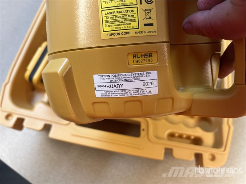 Topcon RL-H5B Rotary Laser Level (Unused) Instrumenten, meet- en automatiseringsapparatuur