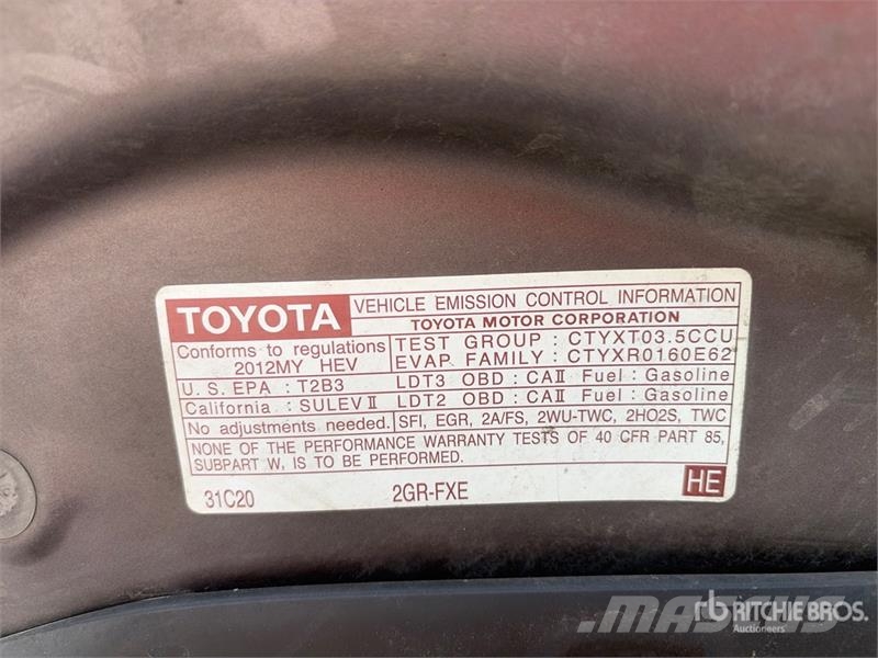 Toyota Highlander Personbiler