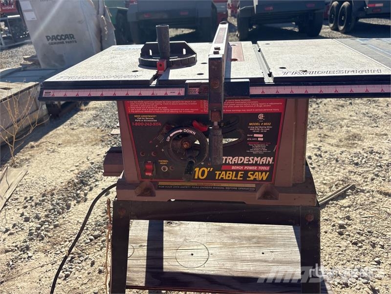 Tradesman 8032 Table Saw Outros componentes