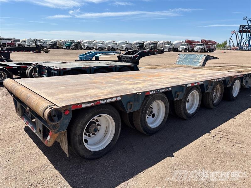 Trail-Eze 45 ft Five/Axle Flatbed Oilfield Trailer Processutrustning