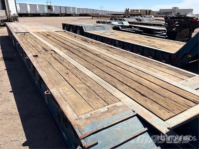 Trail-Eze 45 ft Five/Axle Flatbed Oilfield Trailer Processutrustning