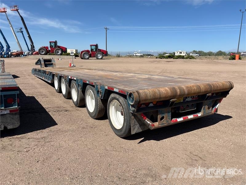 Trail-Eze 45 ft Five/Axle Flatbed Oilfield Trailer Processutrustning