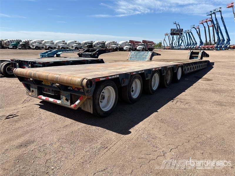 Trail-Eze 45 ft Five/Axle Flatbed Oilfield Trailer Processutrustning