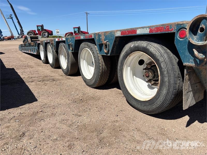 Trail-Eze 45 ft Five/Axle Flatbed Oilfield Trailer Processutrustning