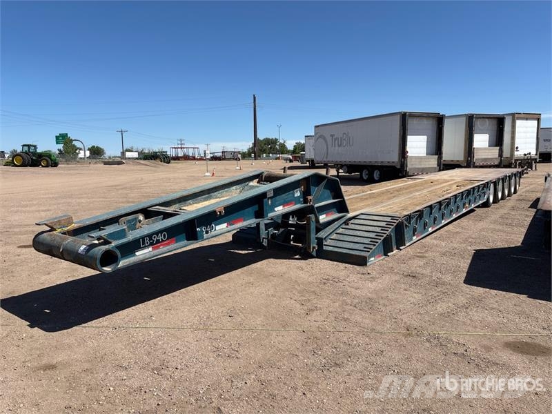 Trail-Eze 45 ft Five/Axle Flatbed Oilfield Trailer Processutrustning