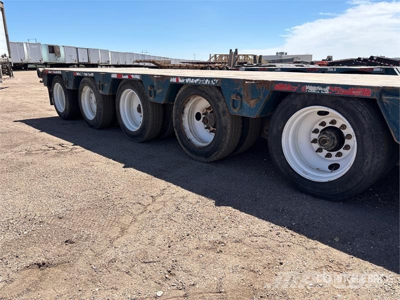 Trail-Eze 45 ft Five/Axle Flatbed Oilfield Trailer Processutrustning