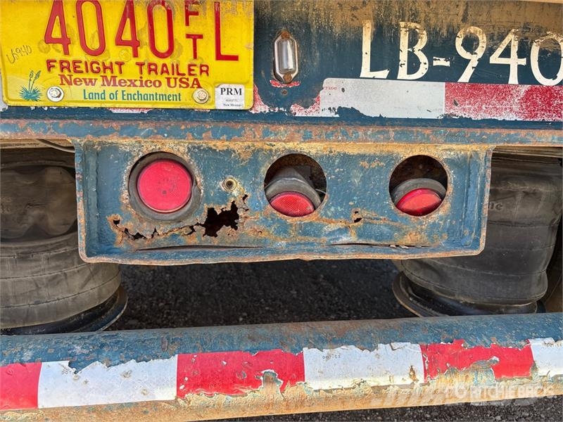 Trail-Eze 45 ft Five/Axle Flatbed Oilfield Trailer Processutrustning