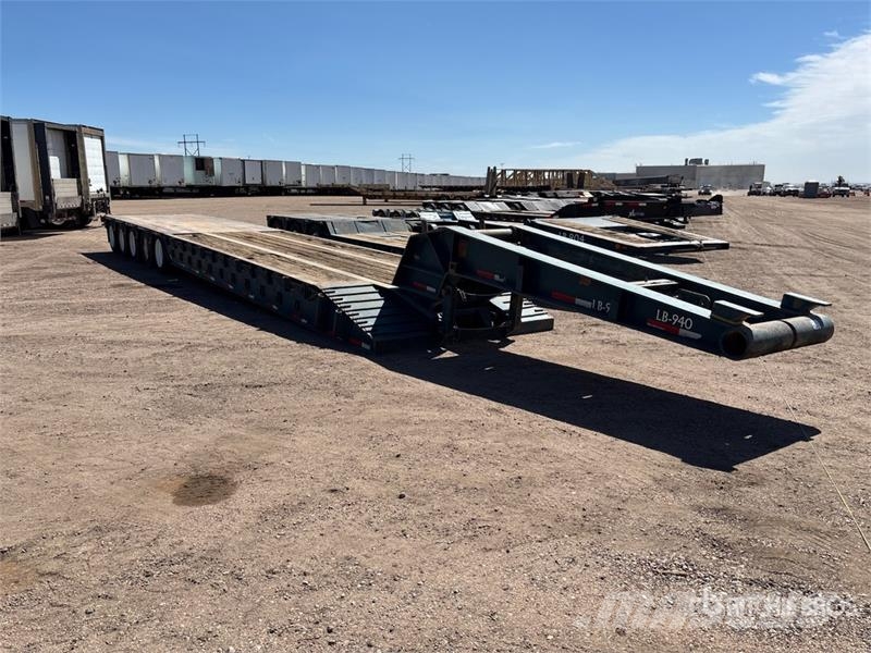 Trail-Eze 45 ft Five/Axle Flatbed Oilfield Trailer Processutrustning
