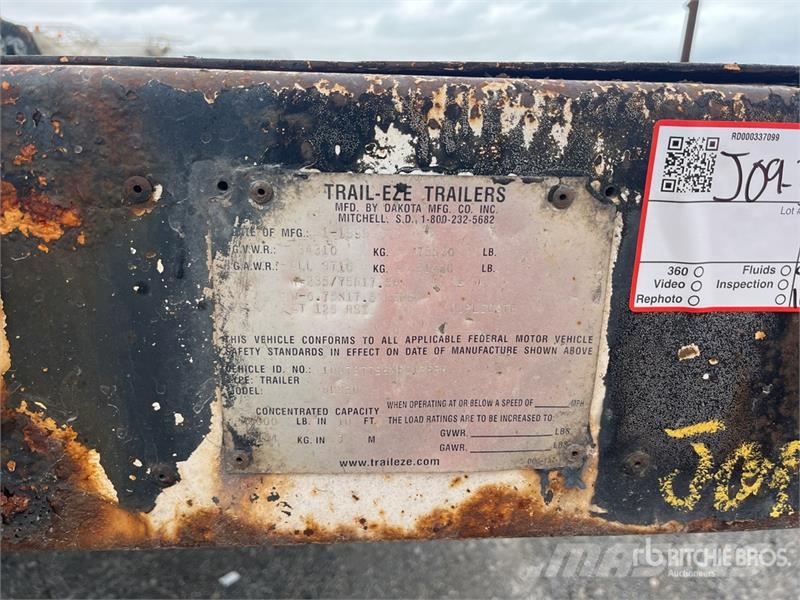 Trail-Eze DLX30TC4 48 ft T/A Sliding Axle Trailer Низкорамные прицепы