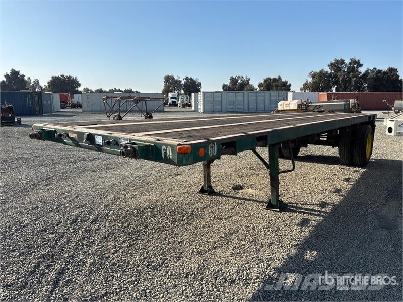 Trailmobile 25 ft S/A Flatbed Trailer Lavaperävaunut
