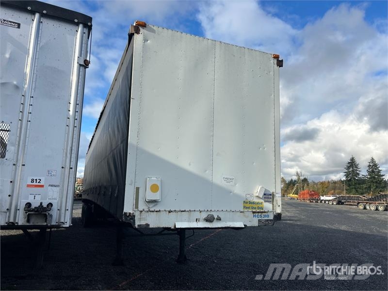 Trailmobile 52 ft Quad/A Curtain Side Trailer Priekabos su tentu