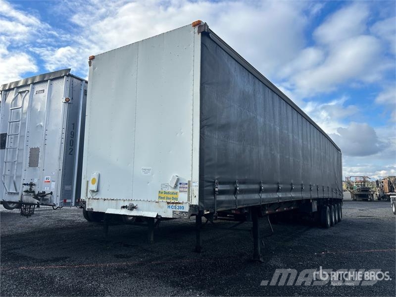Trailmobile 52 ft Quad/A Curtain Side Trailer Priekabos su tentu