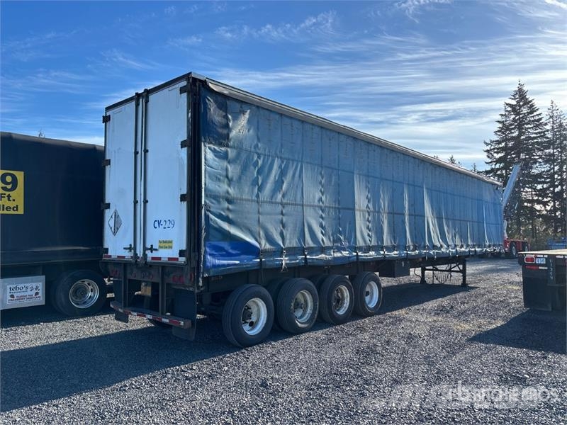 Trailmobile 53 ft Quad/A Curtain Side Trailer Remolques de caja de lona